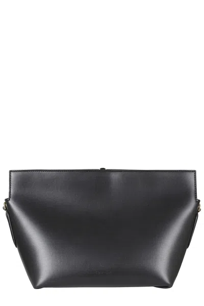 Themoirè Jet Black Zoe Small Vegan Fabric Tote Bag