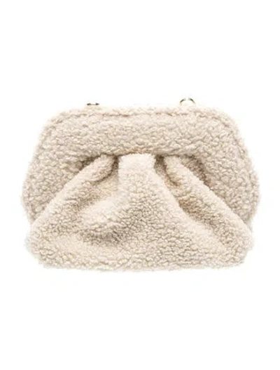Pre-owned Themoirè Lambswool Minaudière In Neutrals