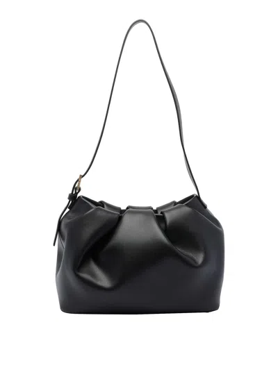 Themoirè Lara Shoulder Bag In Black