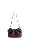 Themoirè Lara Vegan Fabric Handbag In Black