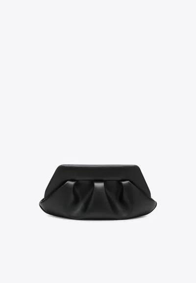 Themoirè Large Emera Clutch Bag In Black