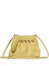 Themoirè Leather Clutch Bag In Yellow