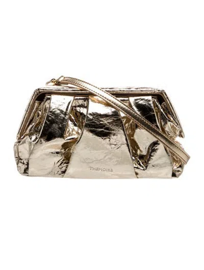Pre-owned Themoirè Leather Crossbody Bag W/ Tags In Neutrals