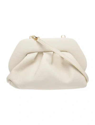 Pre-owned Themoirè Leather Evening Bag In Yellow