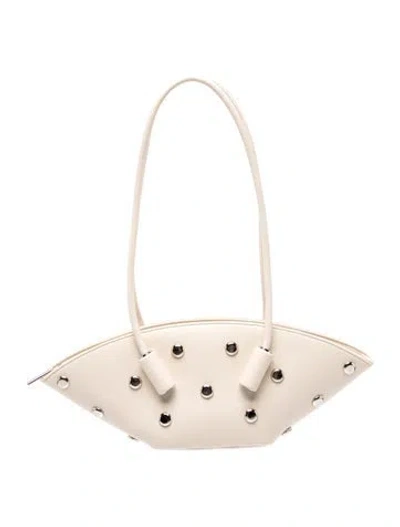 Pre-owned Themoirè Leather Shoulder Bag W/ Tags In Neutrals