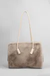 THEMOIRÈ THEMOIRÈ LEILA FUR SHOULDER BAG