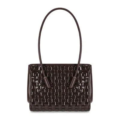 Themoirè Leila Naplak Fondant Shopping Bag In Brown