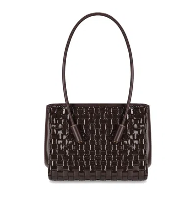 Themoirè Leila Naplak Fondant Shopping Bag In Brown