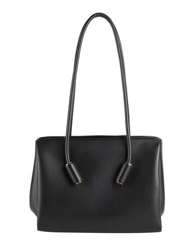 Themoirè Leila Woman Shoulder Bag Black Size - Bio-based Polyurethane
