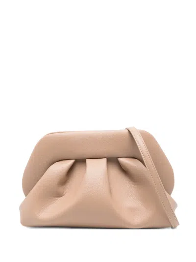 Themoirè Medium Bios Clutch Bag In Purple