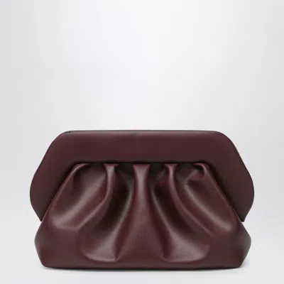 Themoirè Medium Bios Clutch Prune