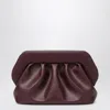 Themoirè Medium Bios Clutch Prune In Red