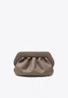 Themoirè Medium Bios Clutch Colour Mud Suede Effect In Gray