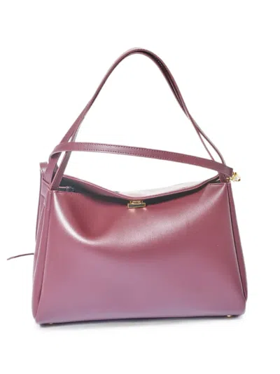 Themoirè Medium Eudora Bucket Bag In Purple