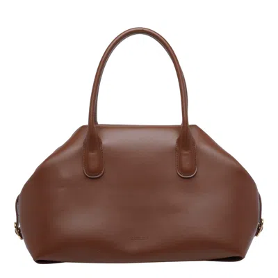 Themoirè Medium Tallia Trank Handbag In Brown