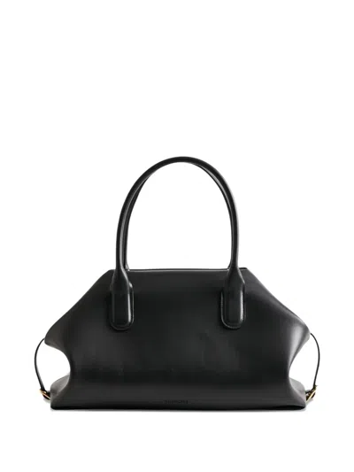 Themoirè Medium Tallia Trank Tote Bag In Black