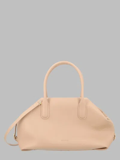 Themoirè Medium Tote Bag In Nude
