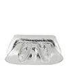 Themoirè Clutch "emera" In Silver