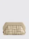 Themoirè Women Beige Bios Clutch, Onesize Luxury Clutches For Women Darveys In White