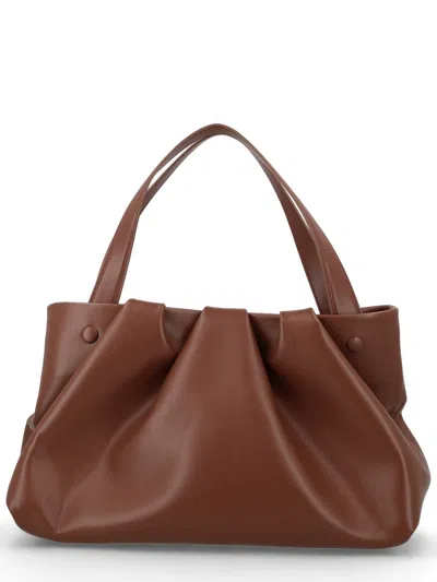 Themoirè Mini Chic Shoulder Bag In Brown