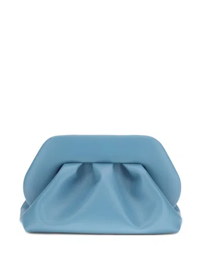 Themoire' Mini Crossbody Bag With Magnetic Closure - 18 Cm X 32 Cm X 15 Cm In Blue