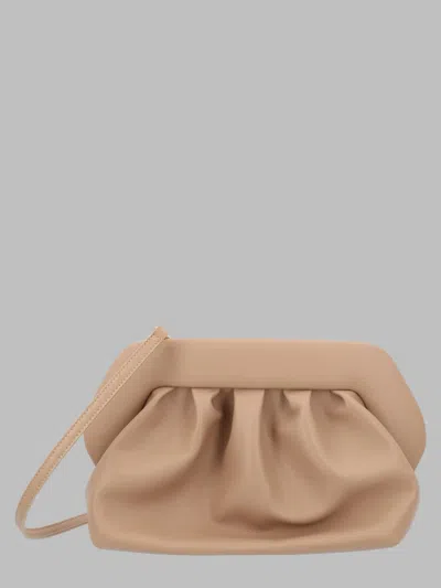Themoirè Mini Eco-friendly Handbag In Brown