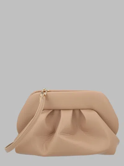 Themoirè Mini Handbag With Sustainable Materials In Brown
