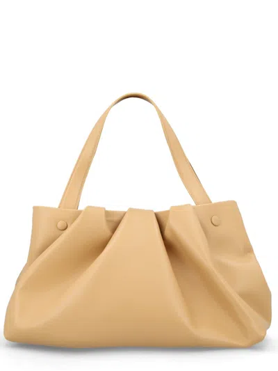 Themoirè Mini Sustainable Shoulder Bag In Sand