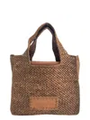 Themoirè "morea Raffia Small" Brown Bag