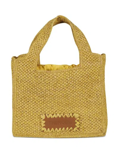 Themoirè Morea Small Raffia Bag