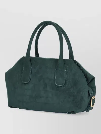 Themoirè Na Croco-embossed Tote Bag In Blue