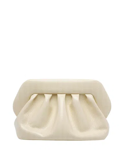 Themoirè Natural Bios Handbag In White