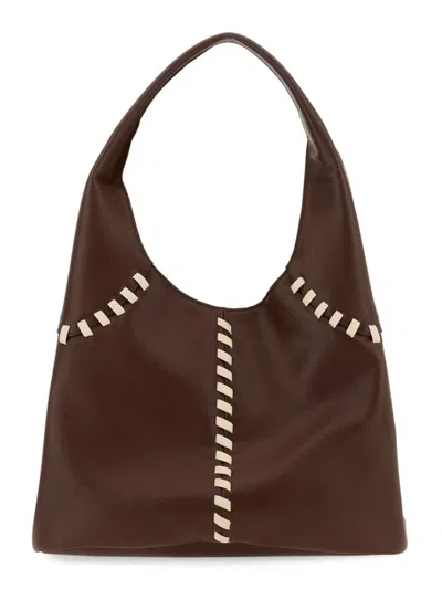 Themoirè Nymph Lace Bag In Brown