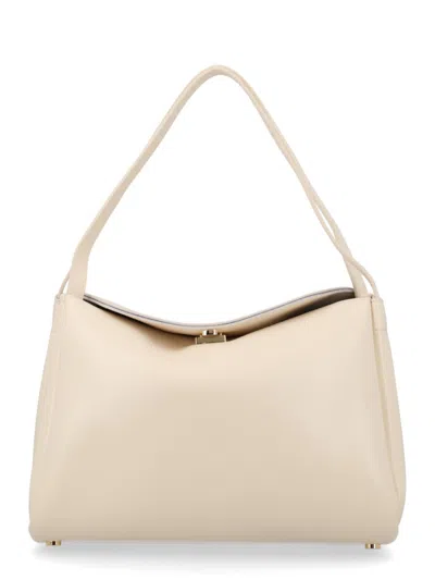Themoirè Off White Calipso Medium Shoulder Bag In Neutral
