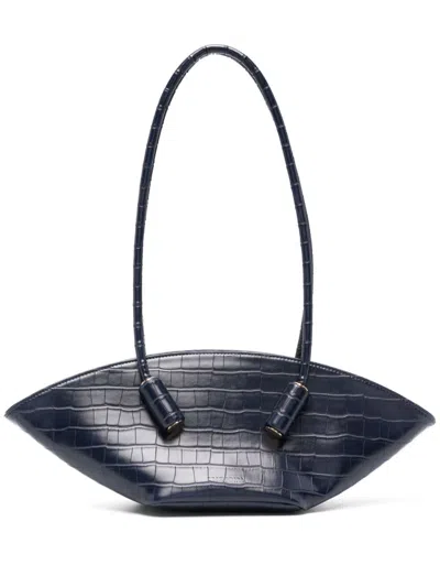 Themoirè Olimpia Croco Bag