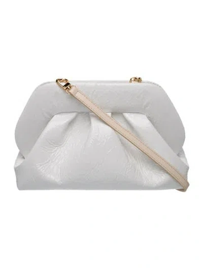 Pre-owned Themoirè Patent Leather Crossbody Bag In White