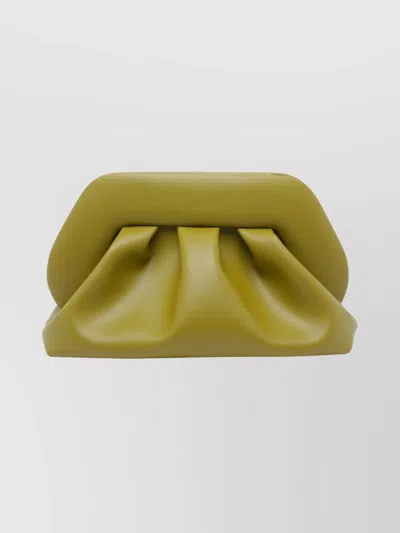 Themoirè Pleated Clutch Adaptable Strap