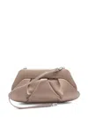 Themoirè Pleated Clutch Bag In Neutral
