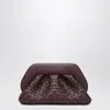 Themoirè Woven Micro Bag With Structured Frame In Brown