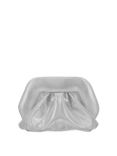 Themoirè Pochette  Small In Silver