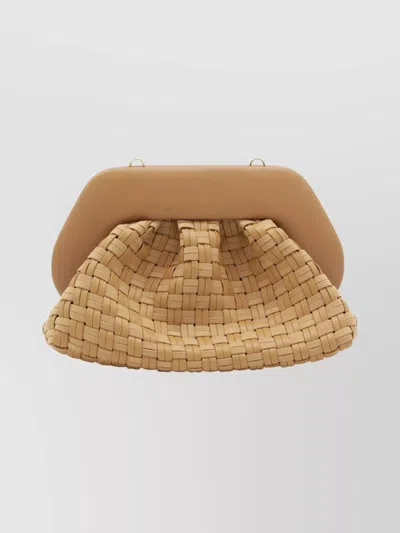 THEMOIRÈ RECTANGULAR CLUTCH BAG DETACHABLE STRAP
