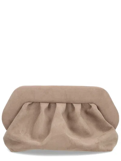 Themoirè Recycled Lining Clutch In Gray