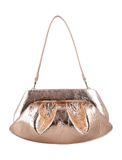 Themoirè Rose Gold Emera Clutch
