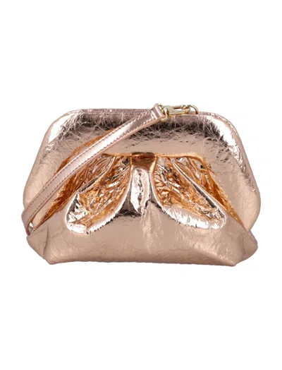 Themoirè Rose Gold Gea Clutch