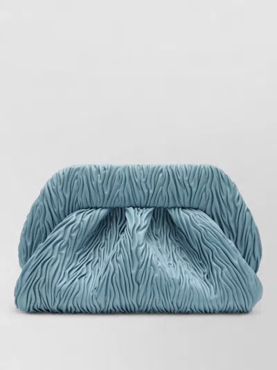 Themoirè Ruched Texture Soft Structure Clutch Bag
