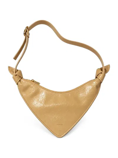 Themoirè Saffo Knot-detail Shoulder Bag In Nude