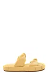 Themoirè Sandalias - Crema In Beige