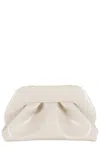 Themoirè Shell-colored Tia Bag With Adjustable Strap In White