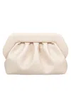Themoirè Tasche Ruched Crossbody Bag In Neutrals