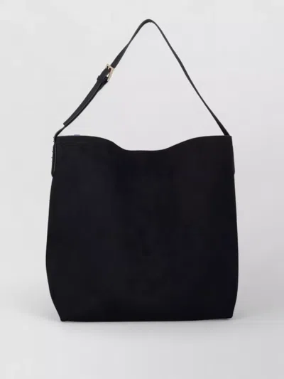 Themoirè Zoe Minimalist Shoulder Bag In Black
